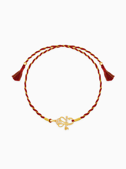 Golden Ganesha Rakhi