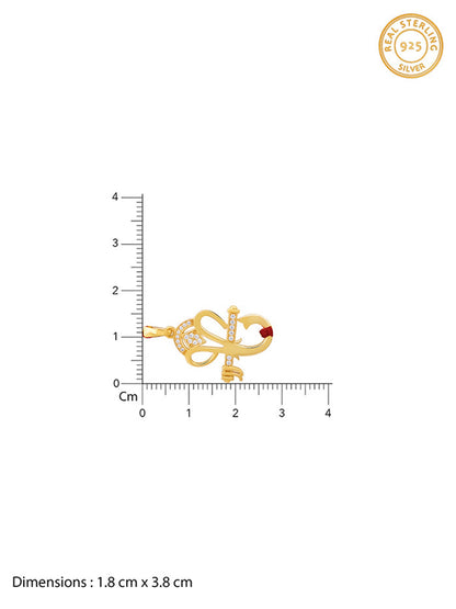 Golden Ganesha Rakhi