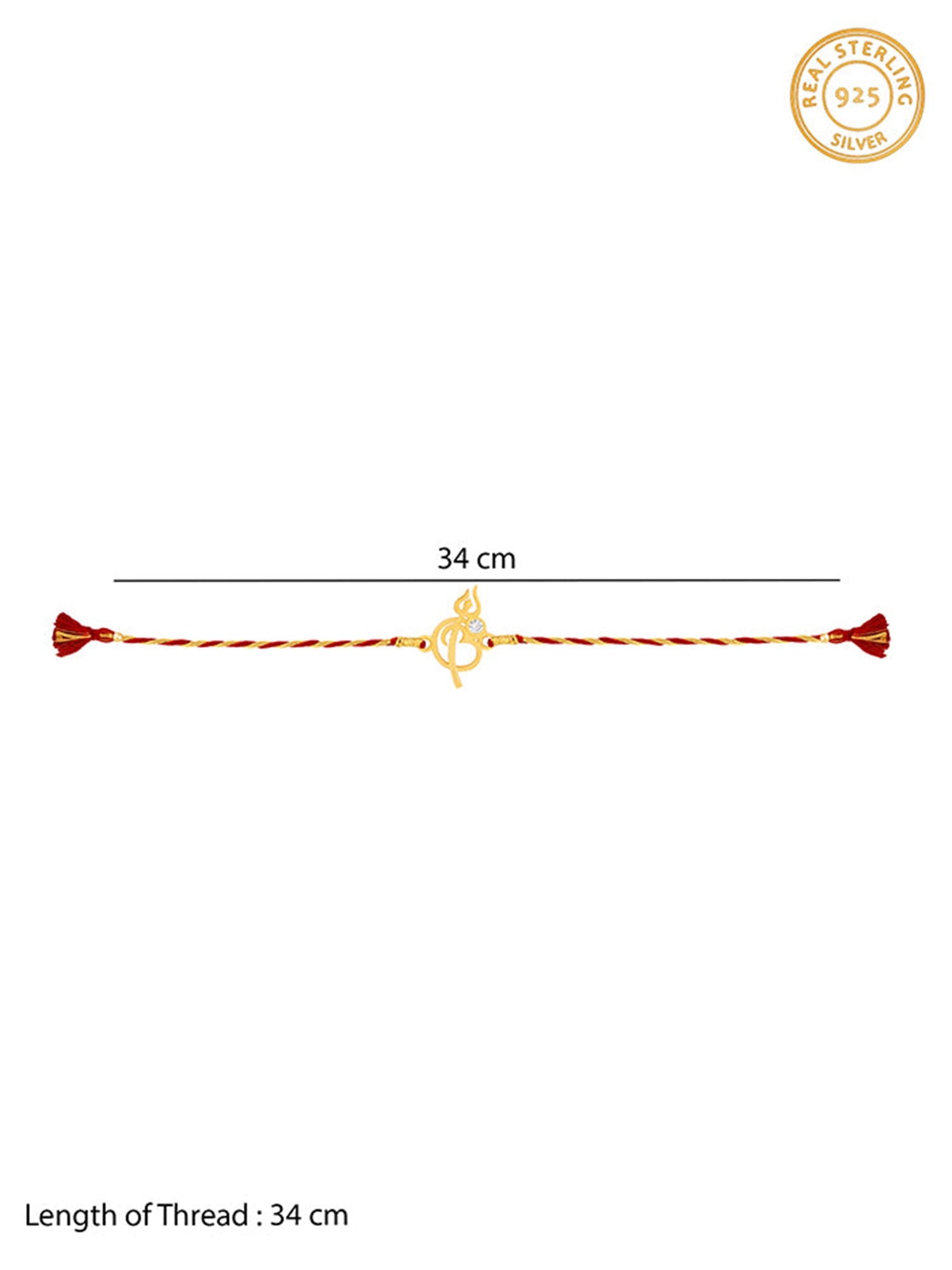 Golden Protection Rakhi