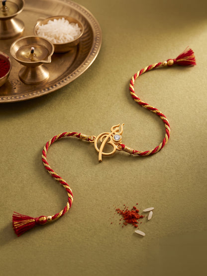 Golden Protection Rakhi