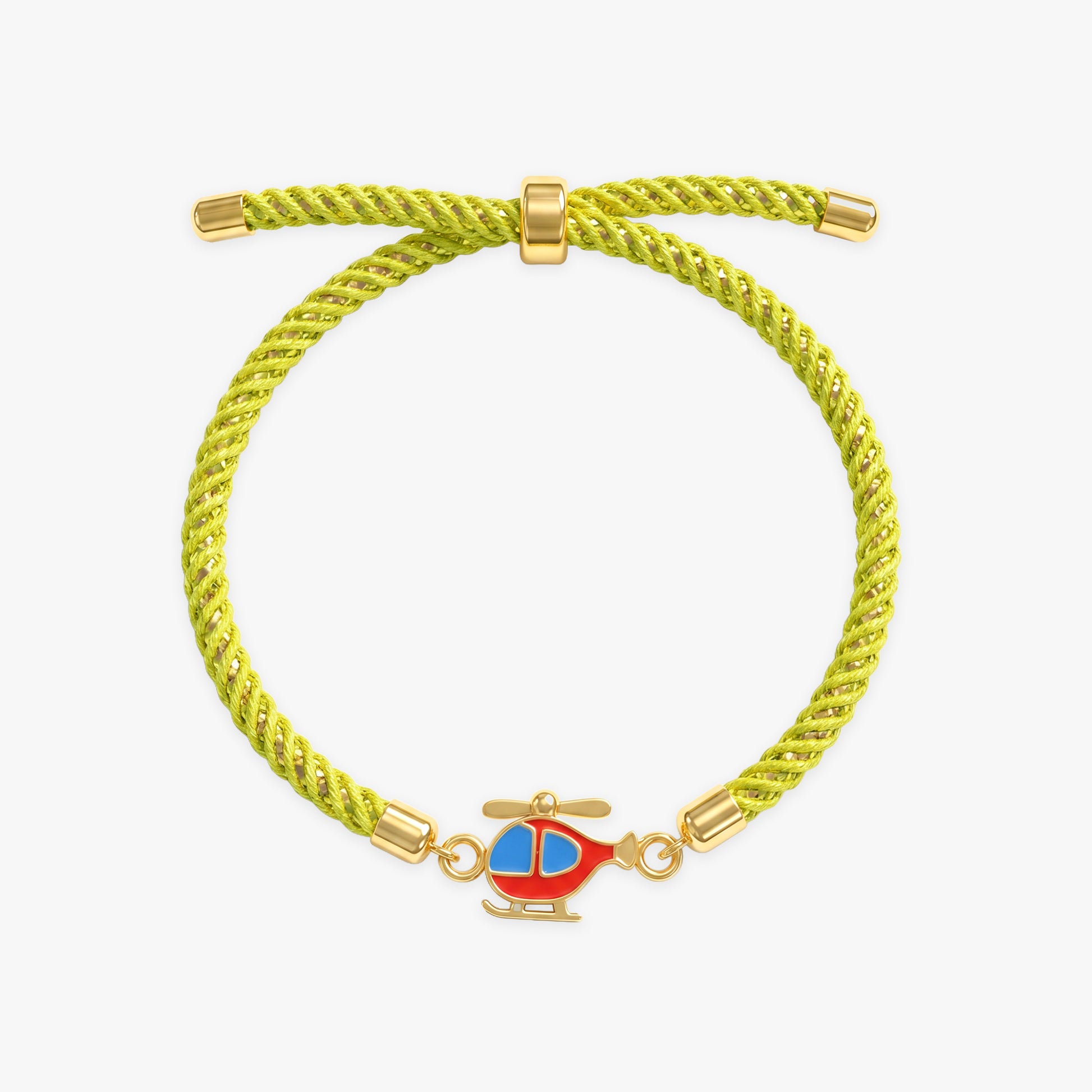 Golden Spinning Chopper Kids Rakhi
