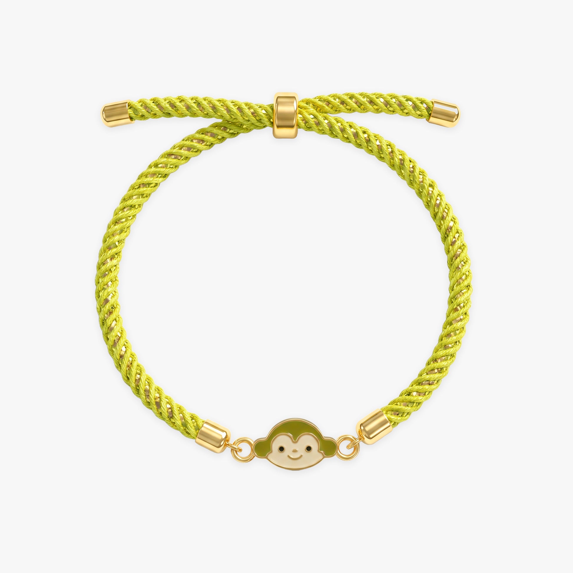 Golden Monkey Charm Kids Rakhi