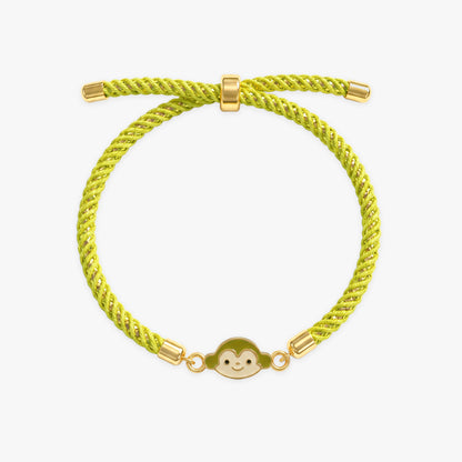 Golden Monkey Charm Kids Rakhi