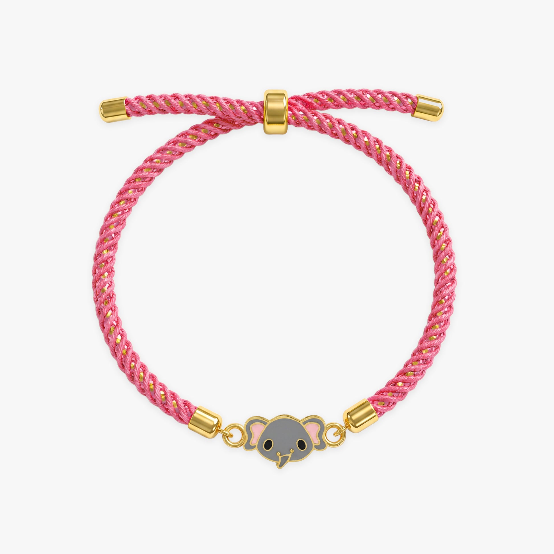 Golden Baby Elephant Kids Rakhi