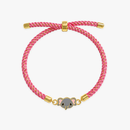 Golden Baby Elephant Kids Rakhi