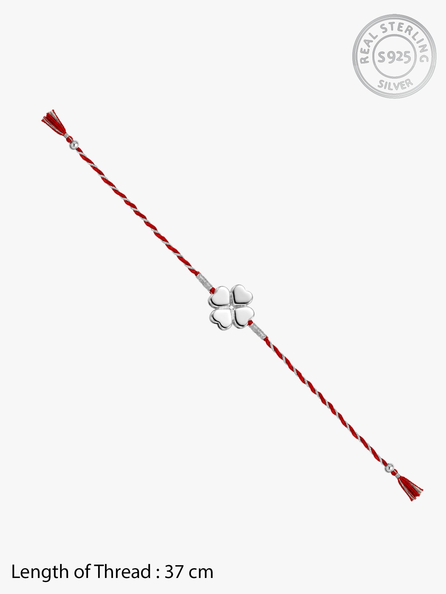 Silver Pushpa Rakhi