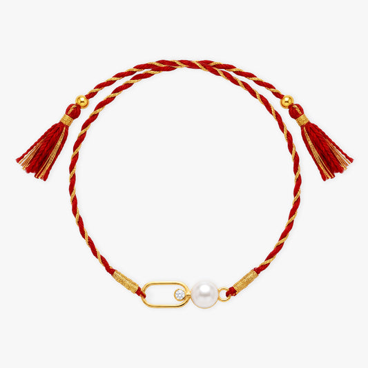 Silver Mauktika Pearl Rakhi