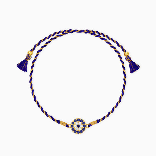 Golden Protective Evil Eye Rakhi