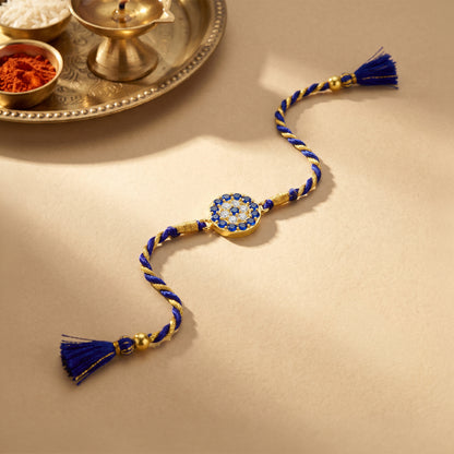 Golden Protective Evil Eye Rakhi