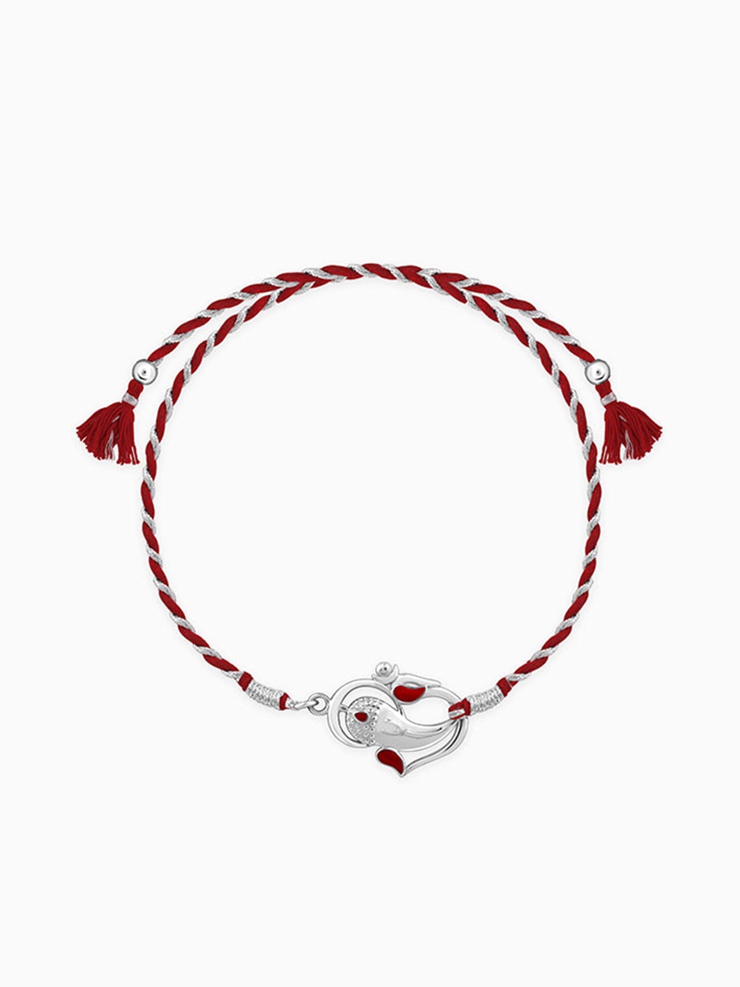 Silver Vinayaka Rakhi