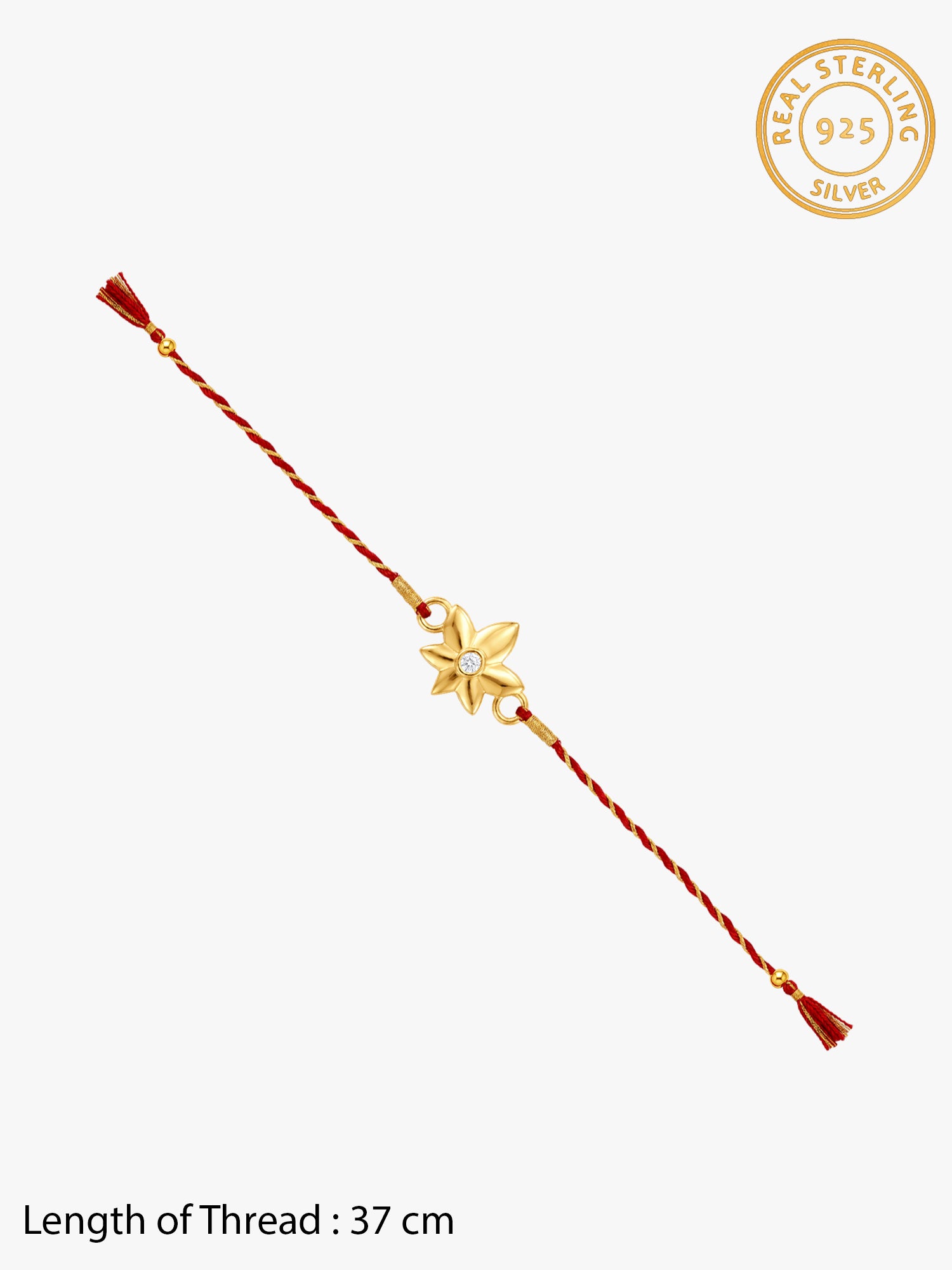 Golden Phool Kamal Rakhi
