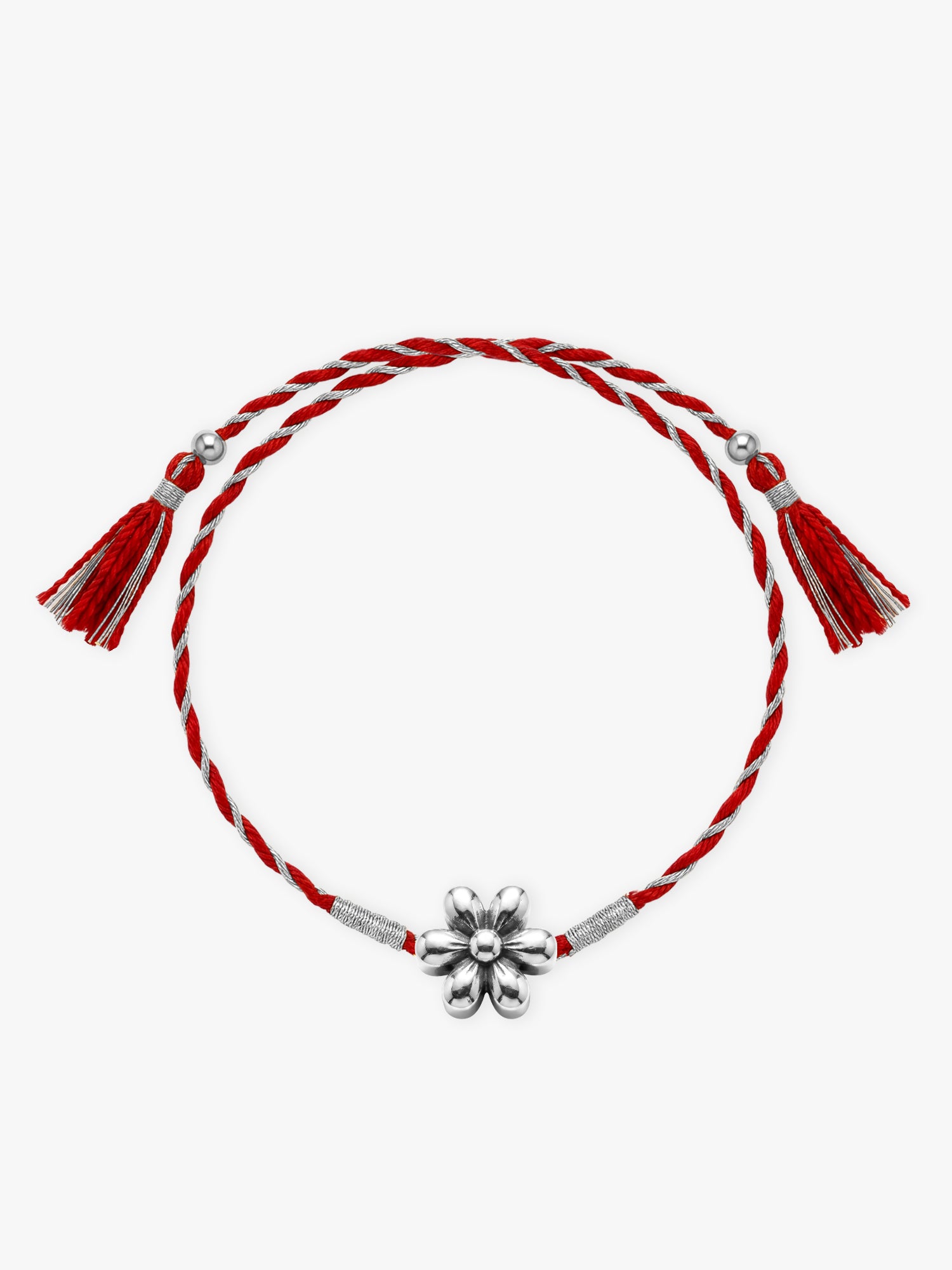 Silver Gulbahar Rakhi