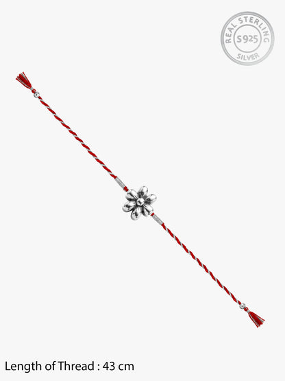 Silver Gulbahar Rakhi