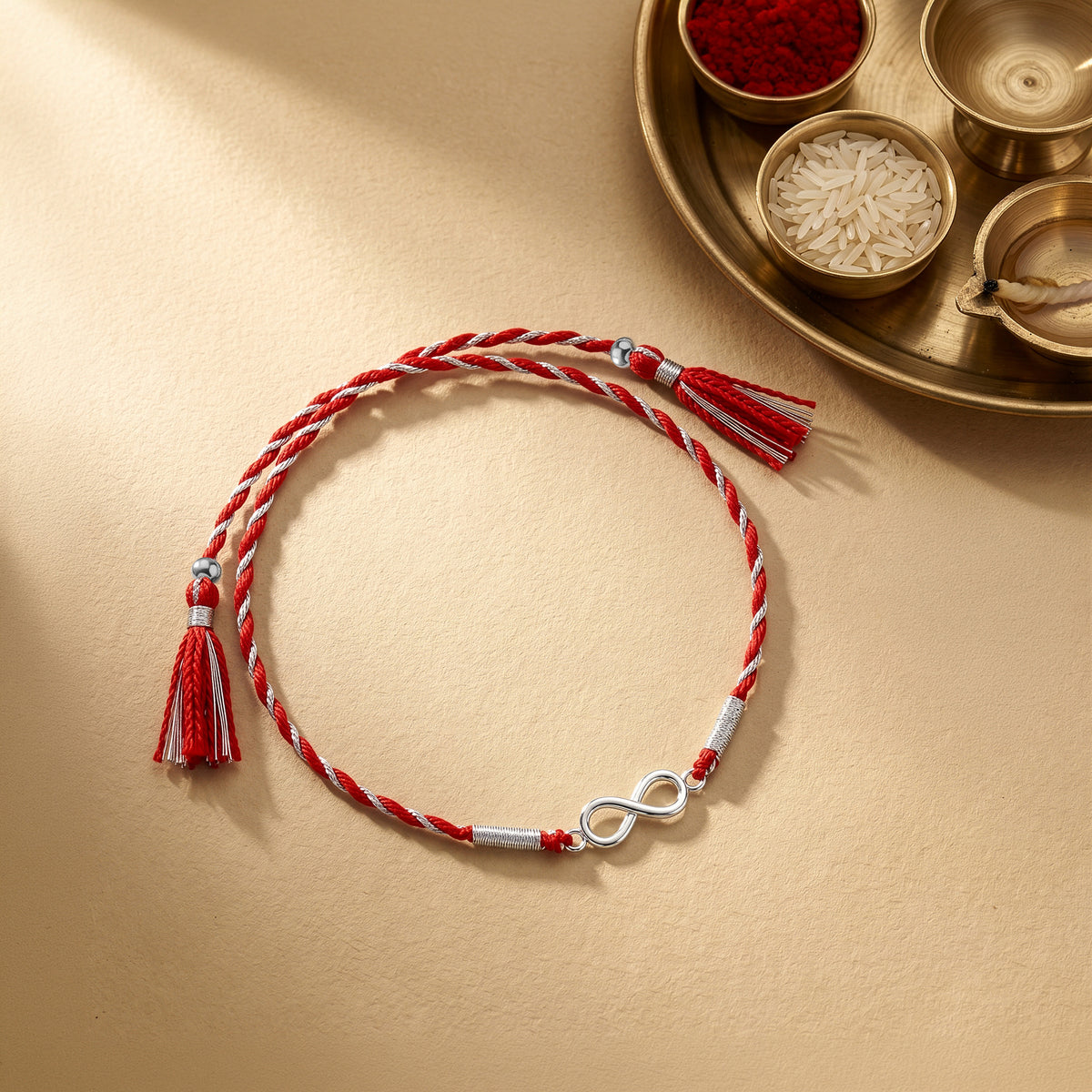 Silver Boundless Rakhi
