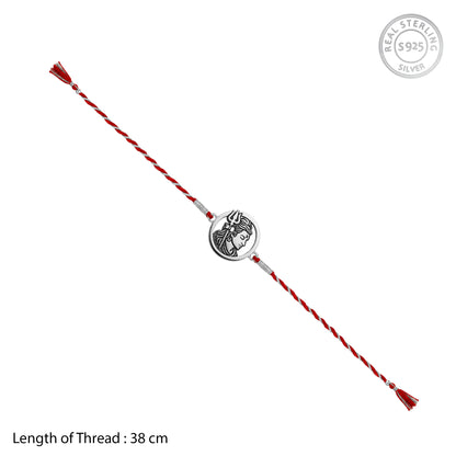 Silver Mahadev Blessing Rakhi