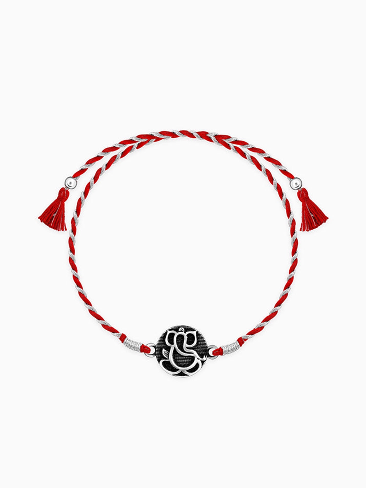 Oxidised Silver Blessings Rakhi