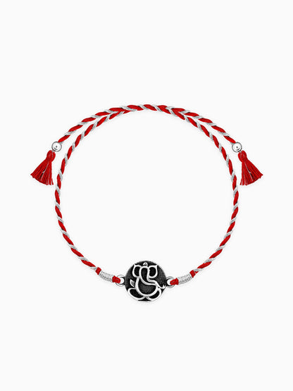 Oxidised Silver Blessings Rakhi
