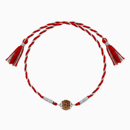 Silver Sacred Rudraksha Rakhi