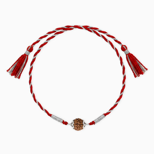 Silver Sacred Rudraksha Rakhi