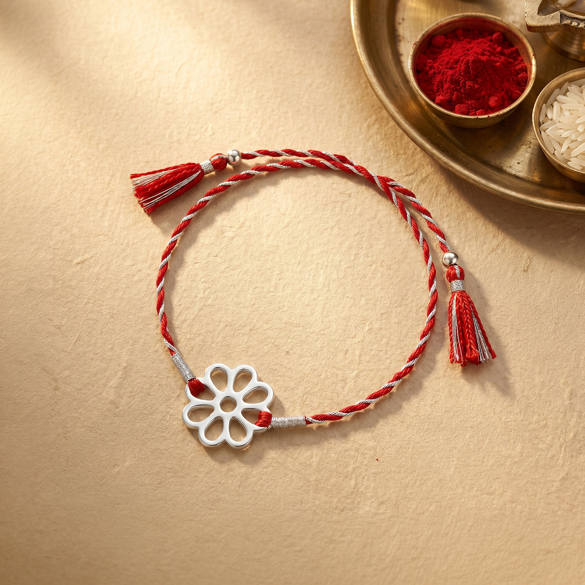Silver Arush Viraj Rakhi
