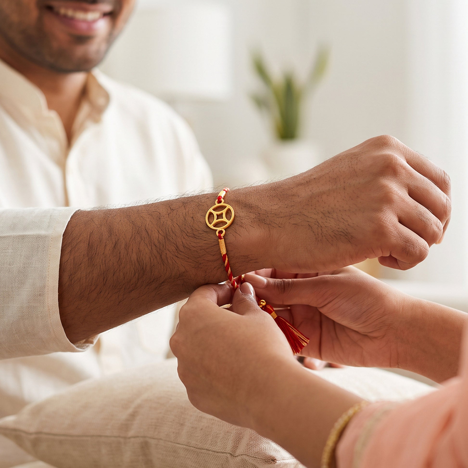 Silver Divine Bond Rakhi Combo (Set of 5)