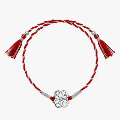 Silver Advik Mandala Rakhi