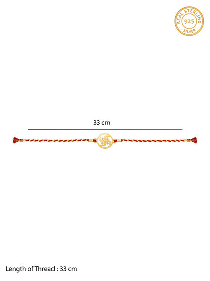 Golden Swastik Rakhi