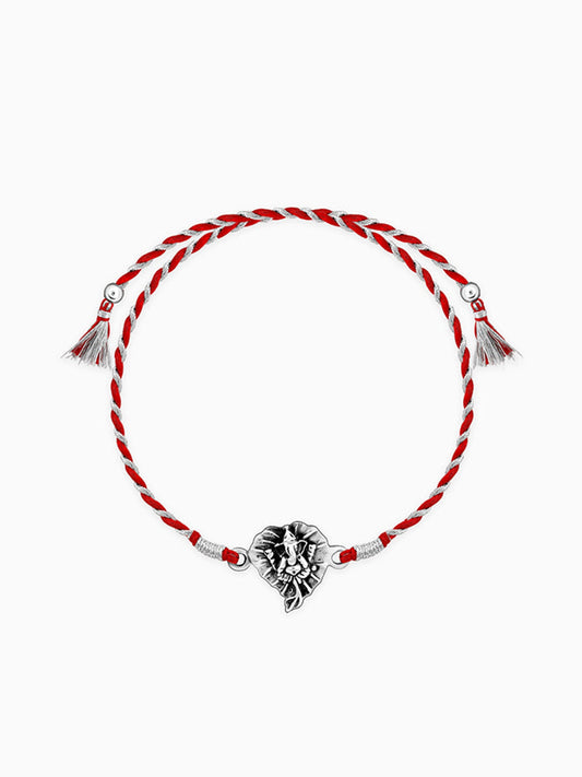 Oxidised Silver Ganpati Blessings Rakhi