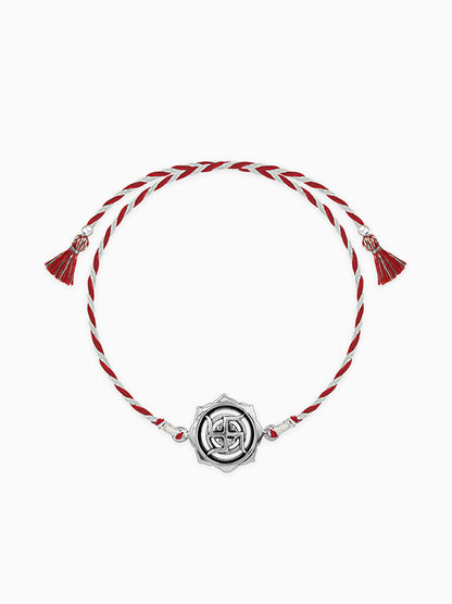 Oxidised Silver Swastika Rakhi
