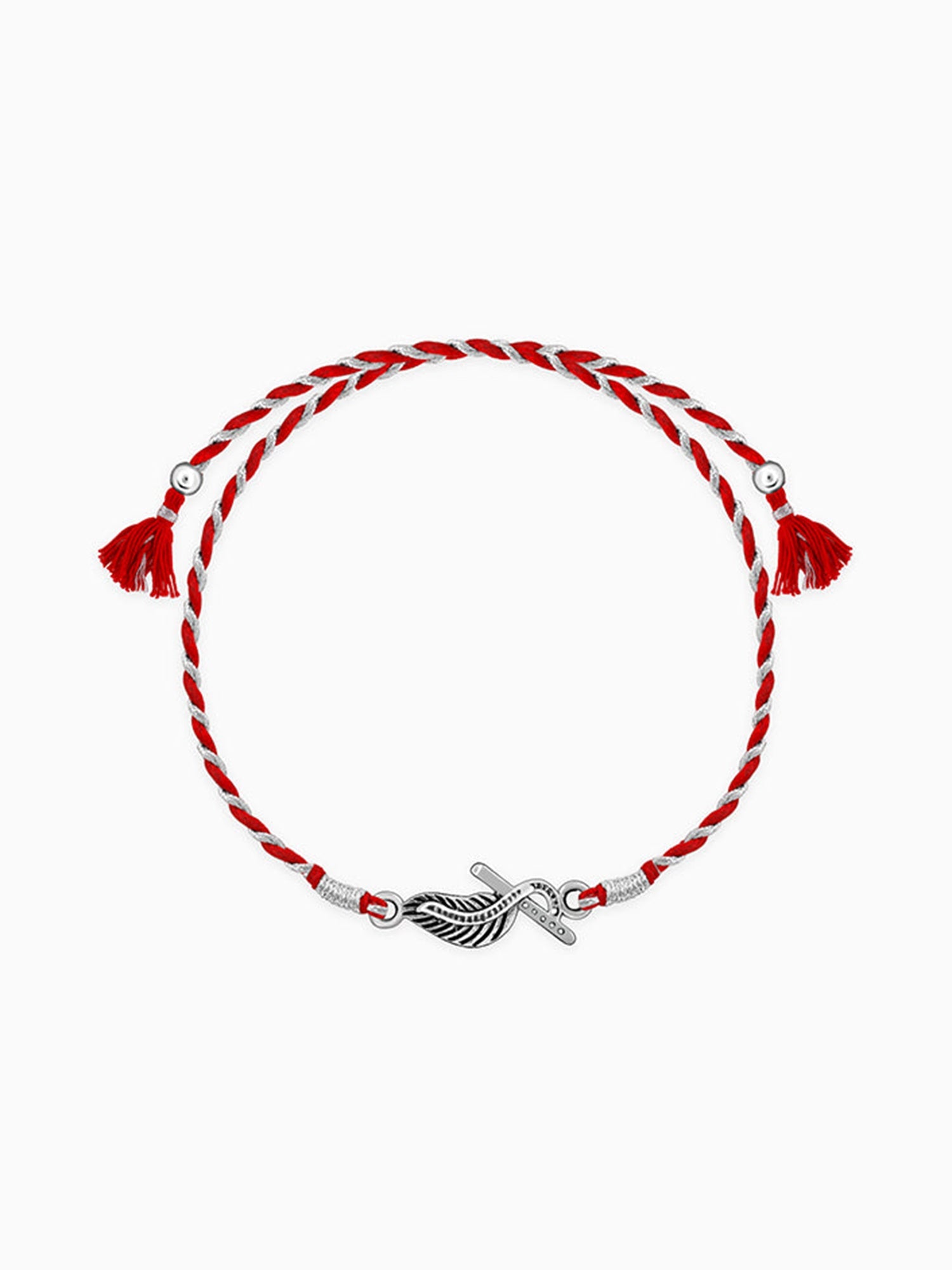 Oxidised Silver Krishna Rakhi