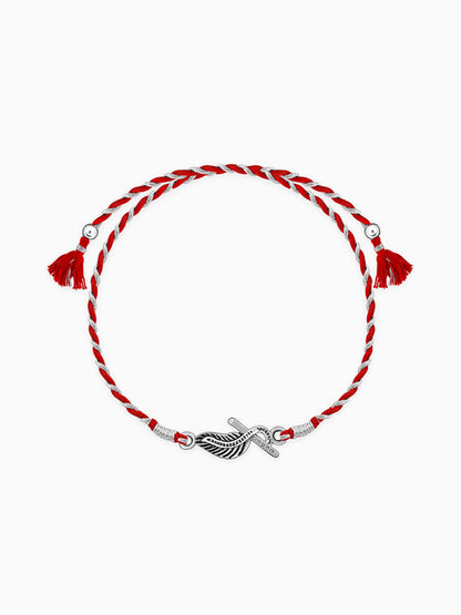 Oxidised Silver Krishna Rakhi