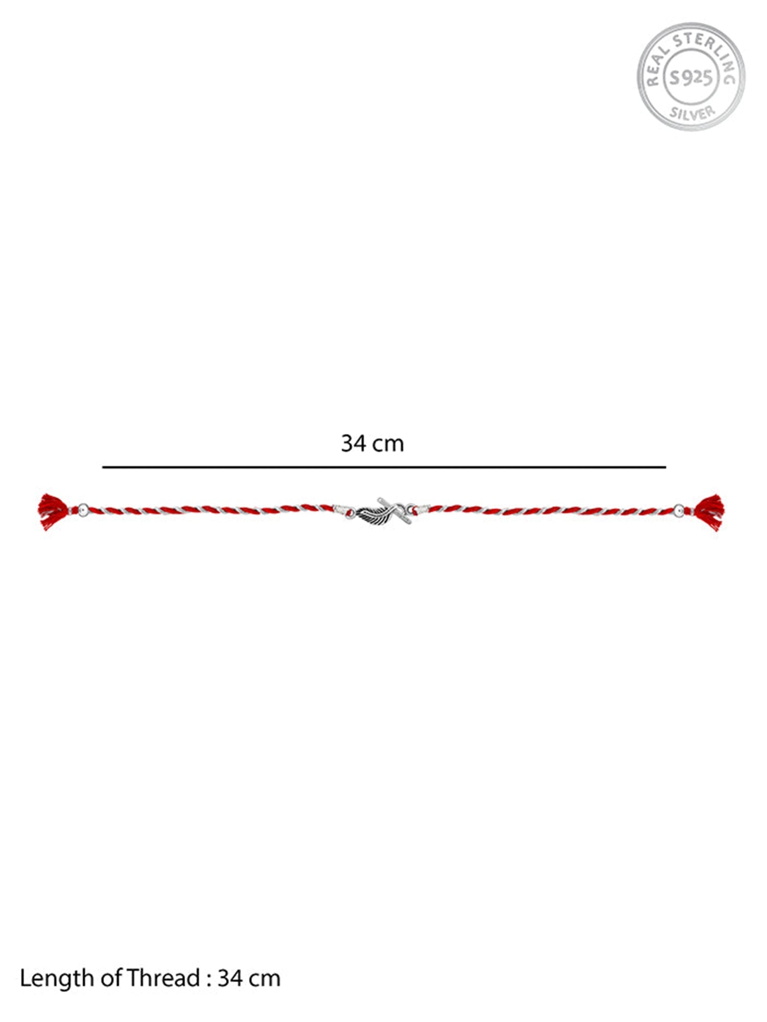 Oxidised Silver Krishna Rakhi