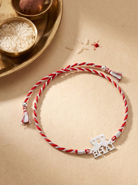 Silver Brother Rakhi