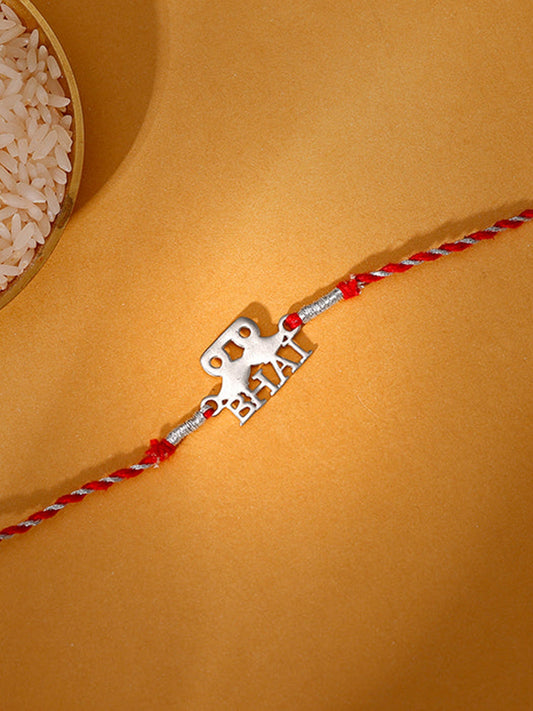 Silver Brother Rakhi