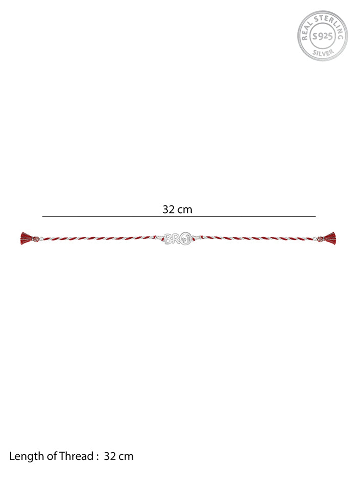 Silver Best Bro Rakhi