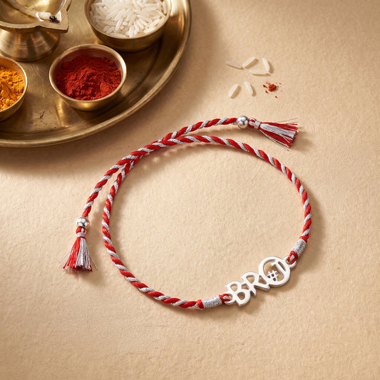 Silver Best Bro Rakhi