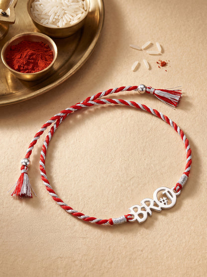 Silver Best Bro Rakhi