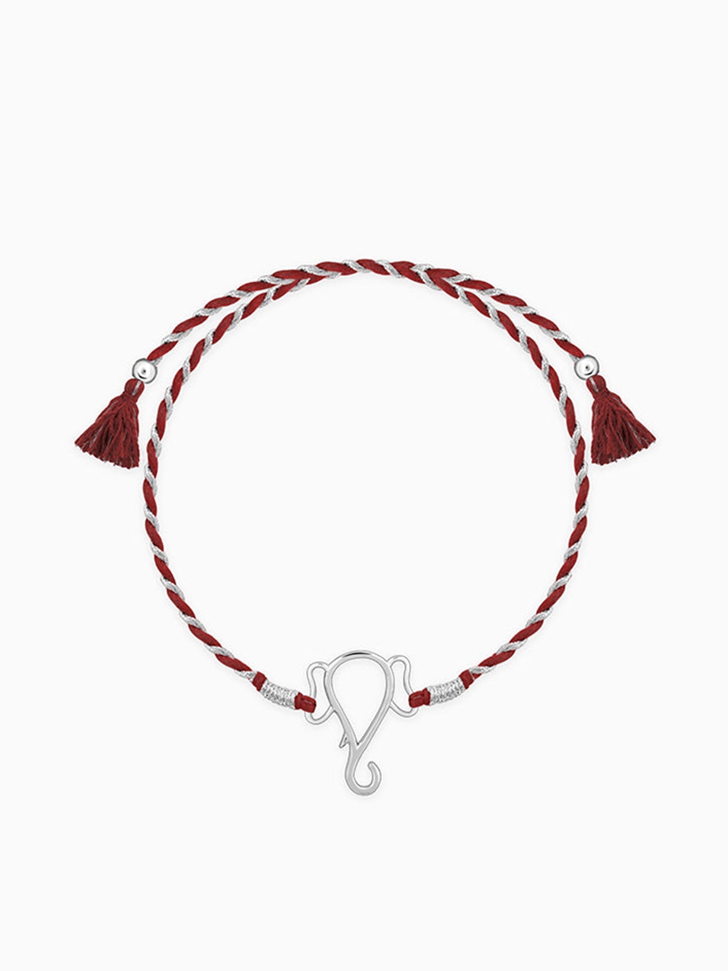 Silver Protector of All Rakhi