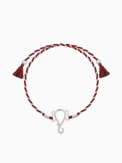 Silver Protector of All Rakhi