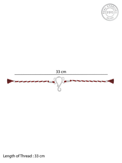 Silver Protector of All Rakhi