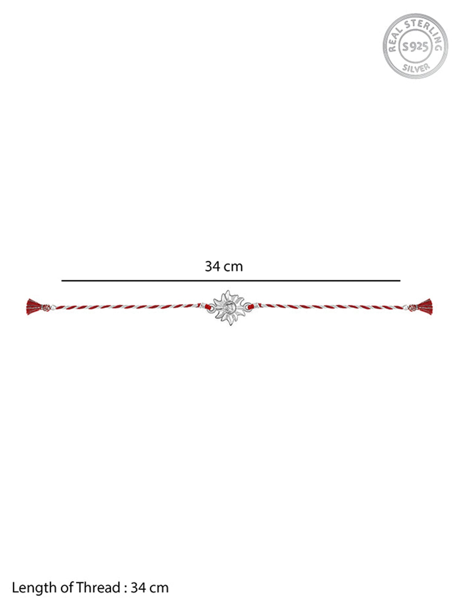 Silver Surya Rakhi