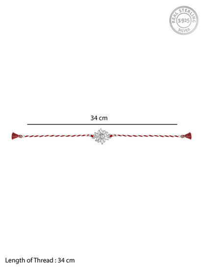 Silver Surya Rakhi