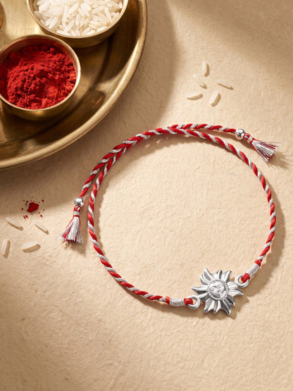Silver Surya Rakhi