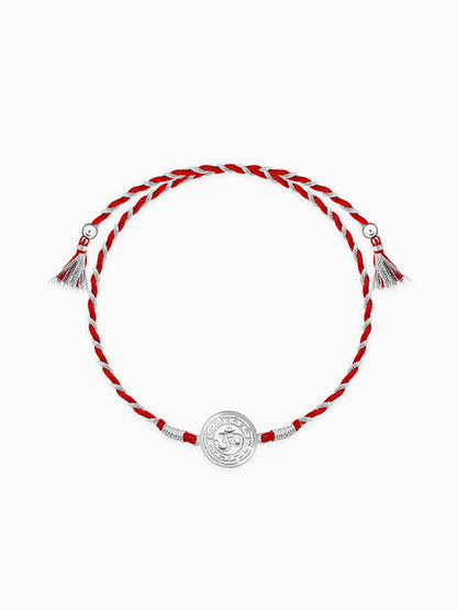 Silver Protected Om Rakhi