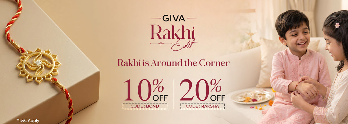 Buy Silver Rakhi Online | Rakhi for Brother – GIVA