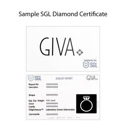 Gold Astral Starburst Lab Grown Diamond Earring