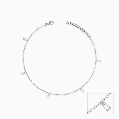 Silver Isyra Anklet