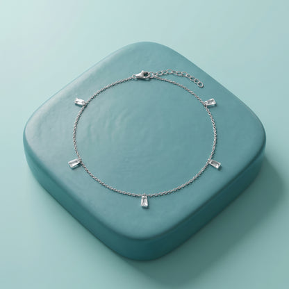 Silver Isyra Anklet