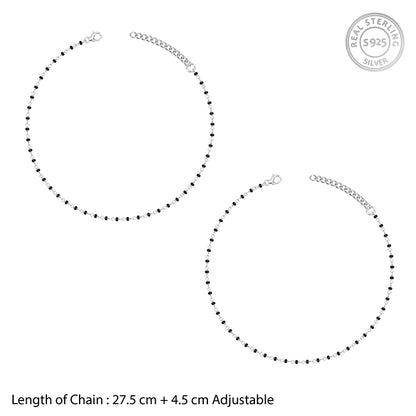 Silver Orlavia Anklet