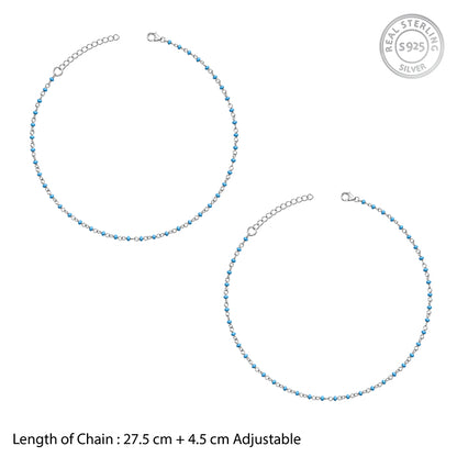 Silver Cyravelle Anklet